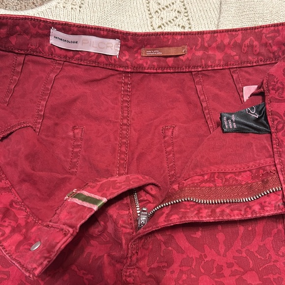 Anthropologie Pilcro Flocked High-Rise Leggings - Picture 6 of 9